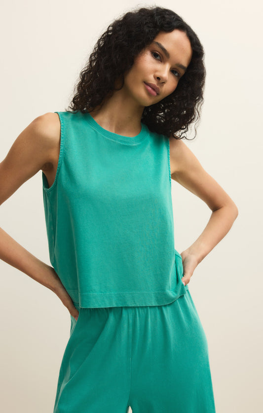Z Supply Sloane Jersey Muscle Tank in La Palma
