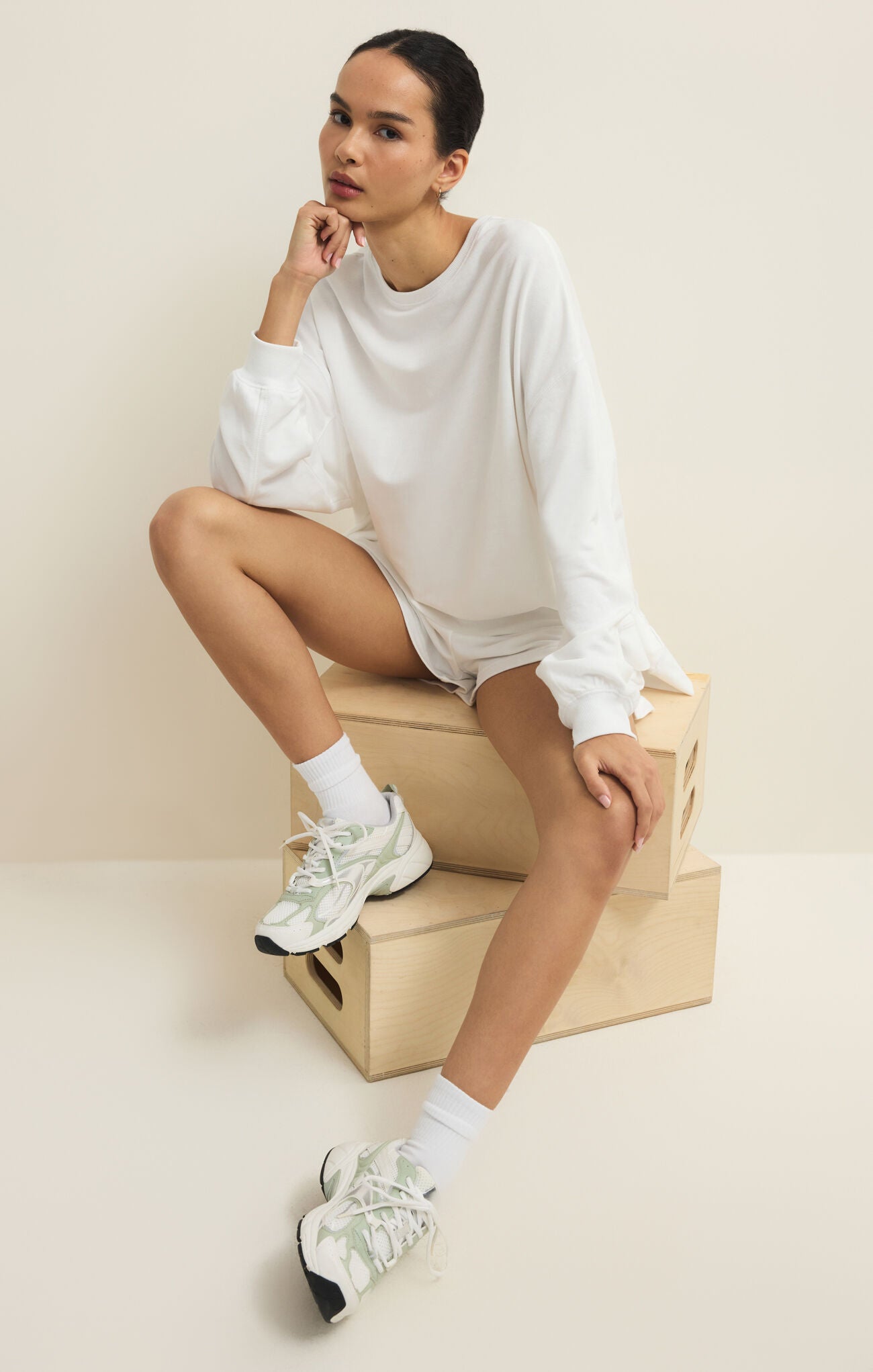 Z Supply Modern Weekender in White
