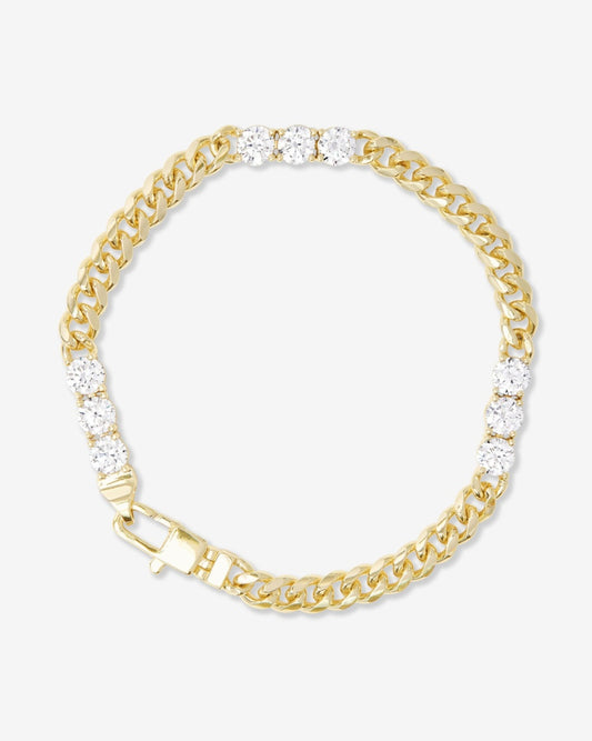 Melinda Maria Baby Julian's Obsessed with Diamonds Bracelet Gold