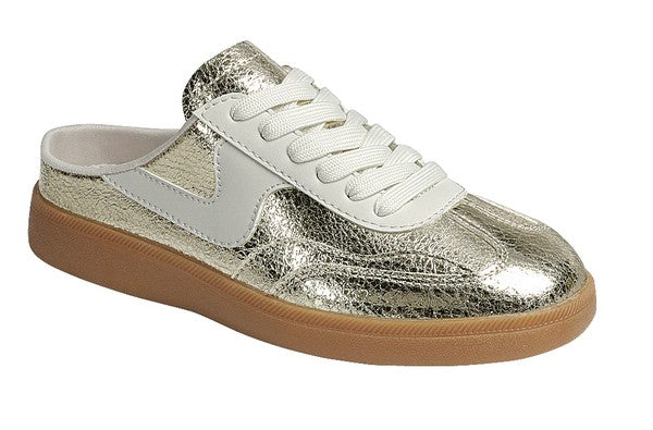 Slip-On Sneakers in Gold Rush