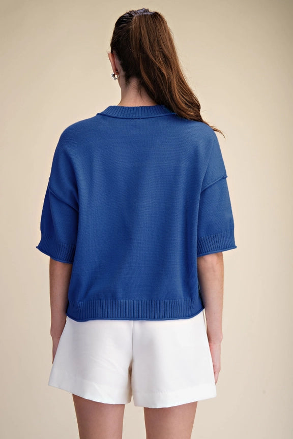 Everyday Sweater in Royal