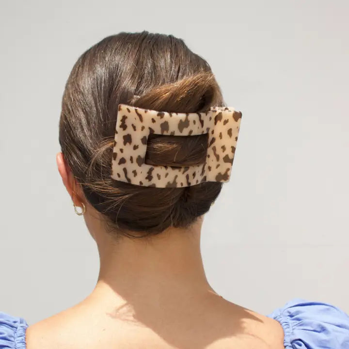 Teleties Flat Rectangle Hair Clip in Large