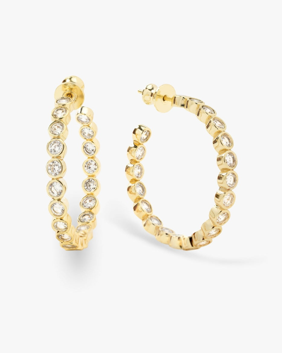 Melinda Maria Baroness Hoops in Gold