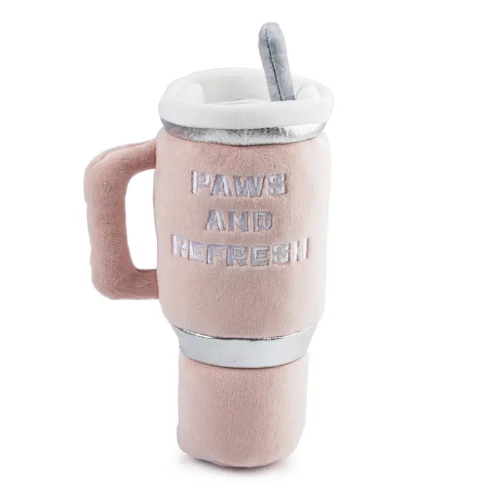 Snuggly Cup Dog Toy in Blush