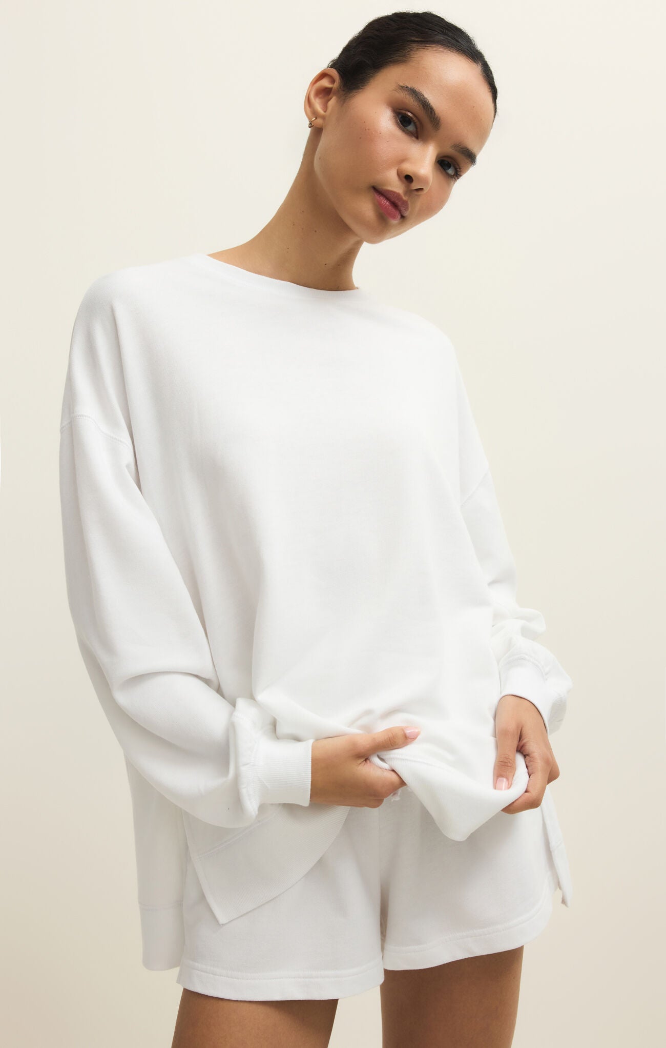 Z Supply Modern Weekender in White