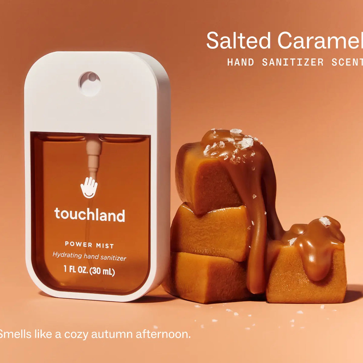 Touchland Hand Sanitizer in Salted Caramel