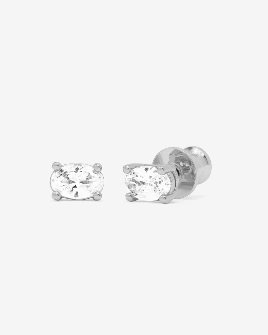 Melinda Maria Hello Gorgeous Studs in Silver