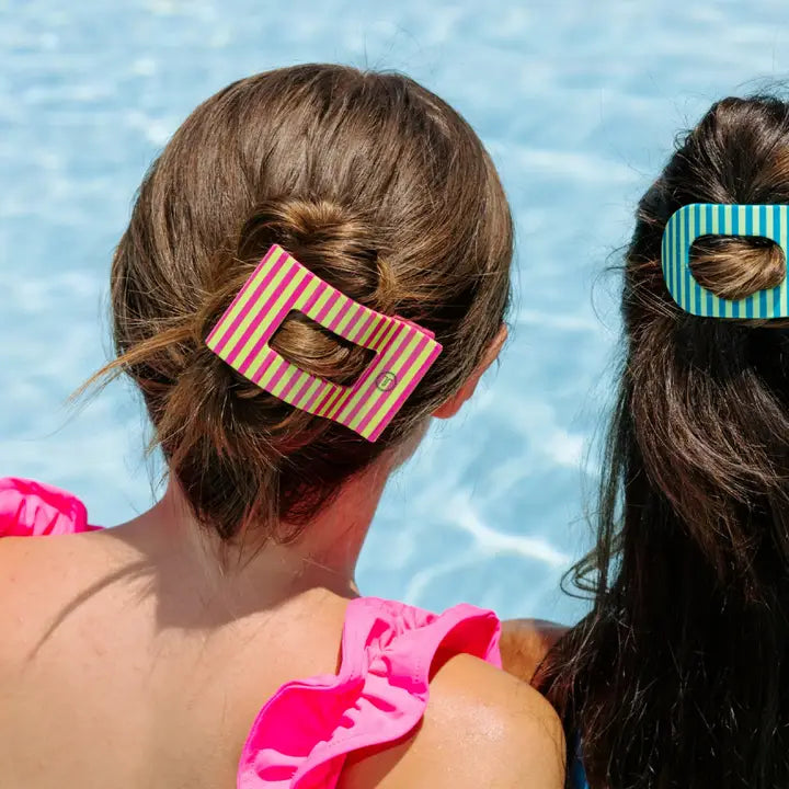 Teleties Flat Rectangle Hair Clip in Large