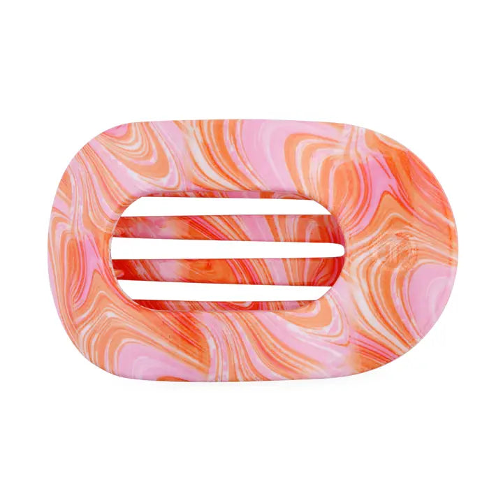 Teleties Flat Round Clip in Medium