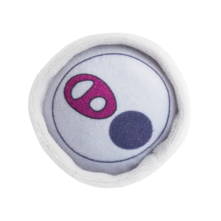 White Paw Dog Toy in Bark Cherry