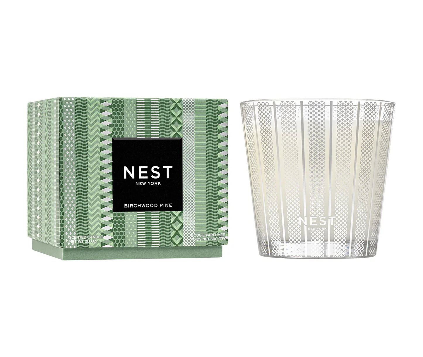 Nest Fragrances 3 Wick Candle in Birchwood Pine