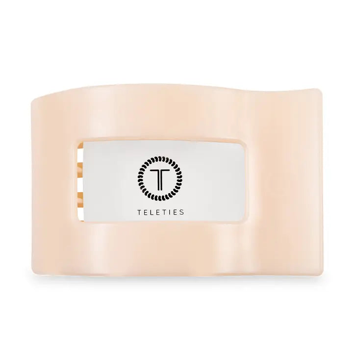 Teleties Flat Rectangle Hair Clip in Large