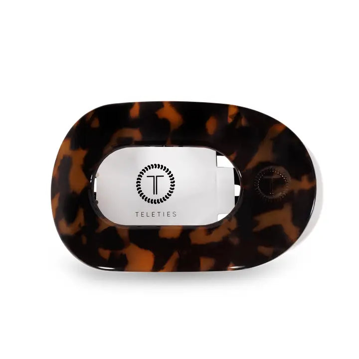 Teleties Flat Round Clip in Medium
