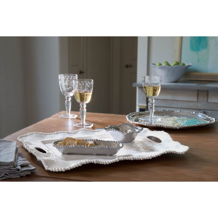 Beatriz Ball Vida Alegria Rectangular Serving Tray with Handles