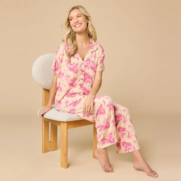 Softies Caftan Top Cropped Pant Set