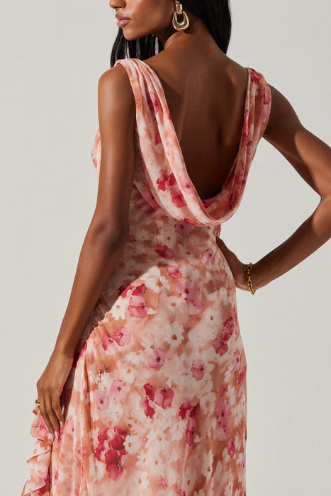 Astr the Label Cecilia Dress in Mauve Floral