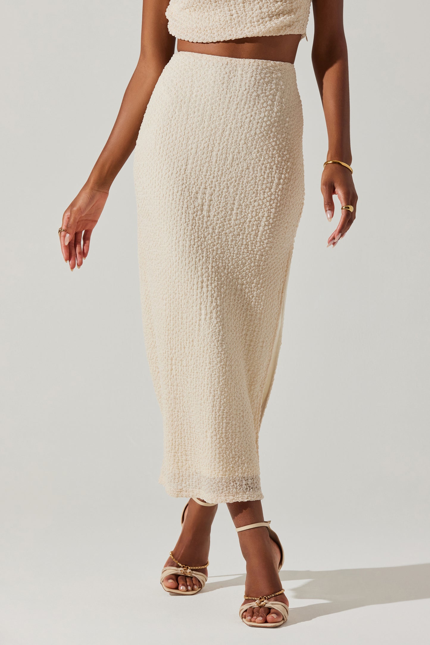 Astr the Label Keely Skirt in Natural