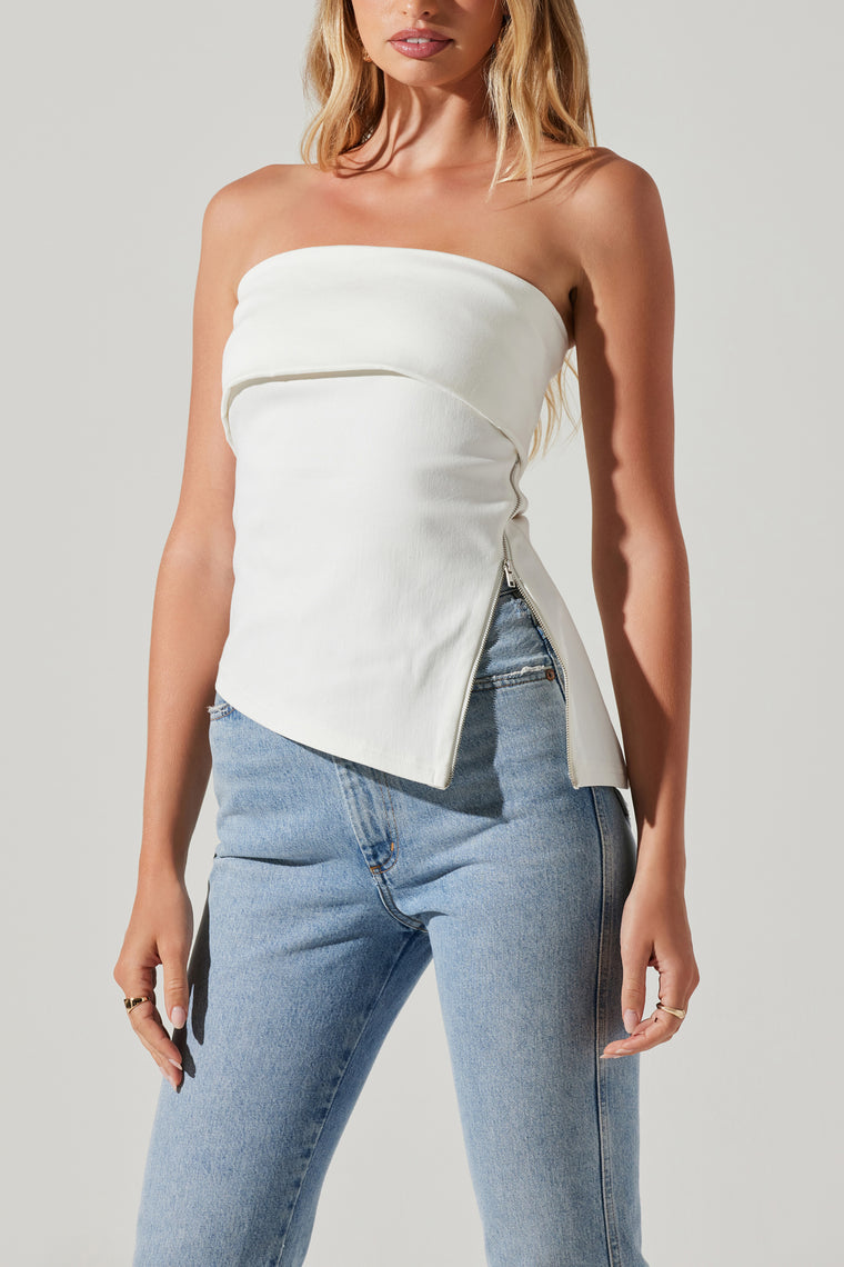 Astr the Label Jordy Tub Top in White