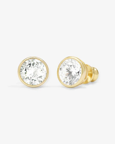 Melinda Maria Baroness 8mm Studs in Gold