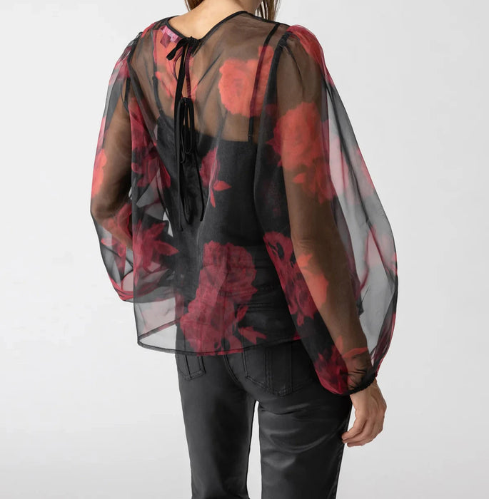 Sanctuary Moody Sheer Blouse in Rose