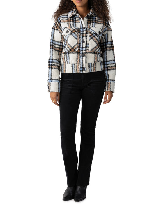 Sanctuary Liv Jacket in Sky Plaid