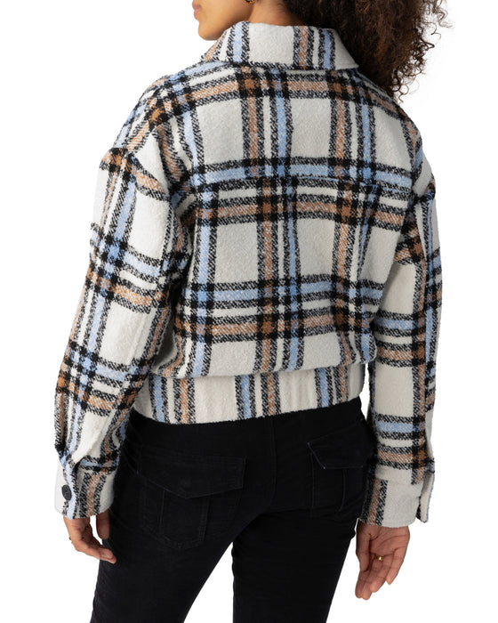 Sanctuary Liv Jacket in Sky Plaid