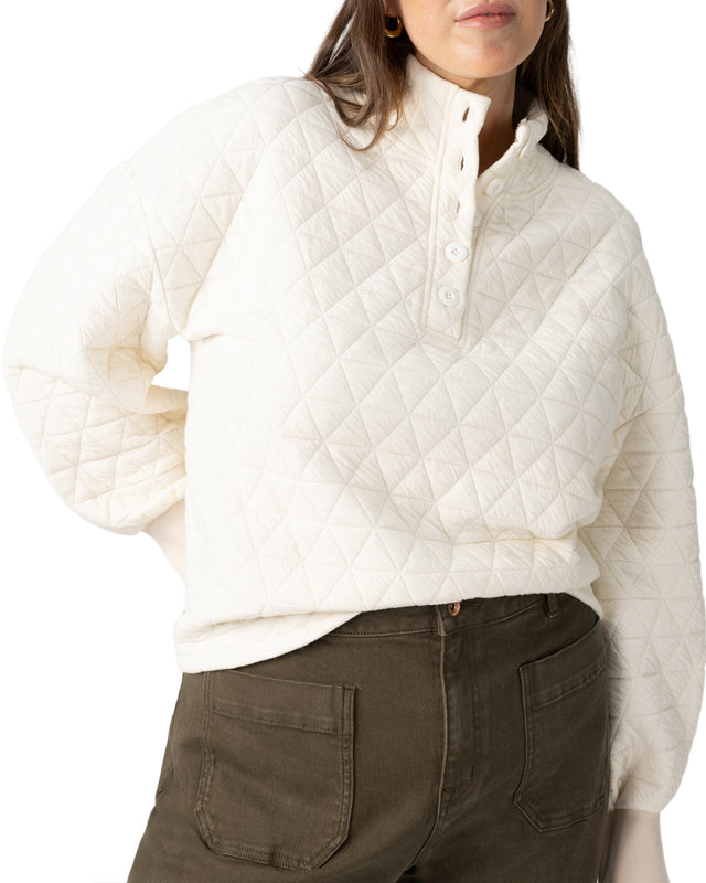 Sanctuary Quilted Popover in Chalk