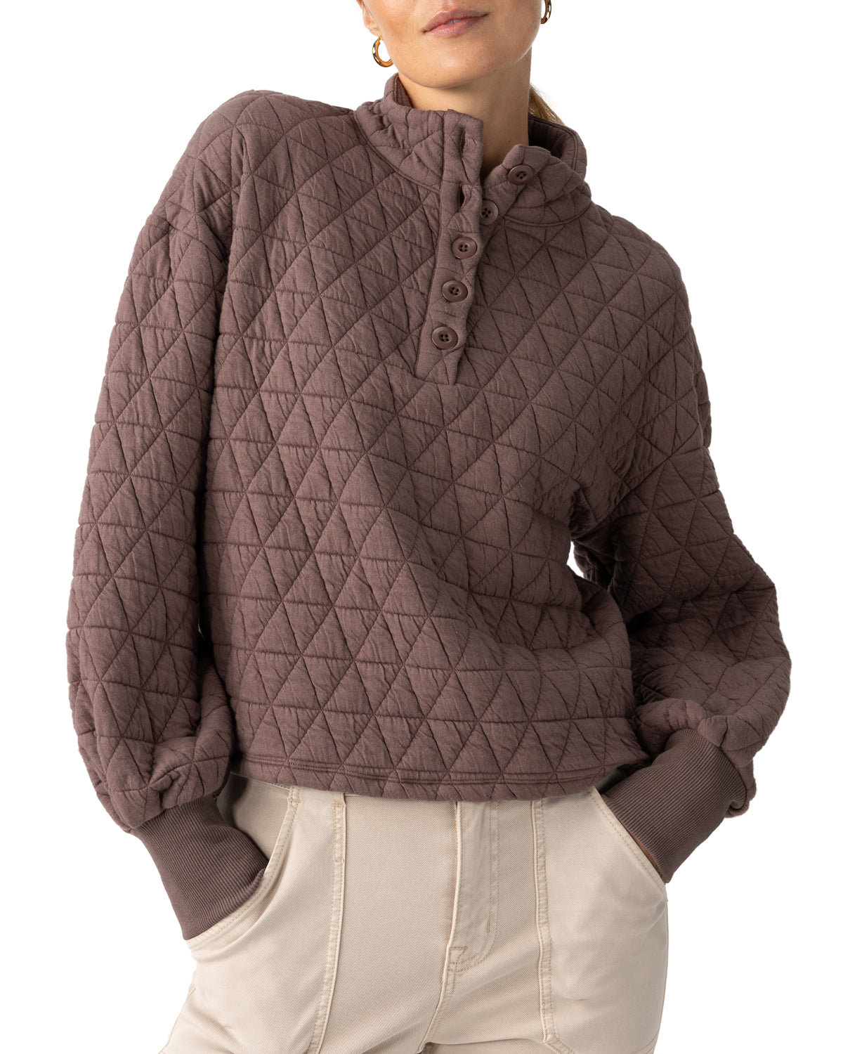 Sanctuary Quilted Popover in Cocoa