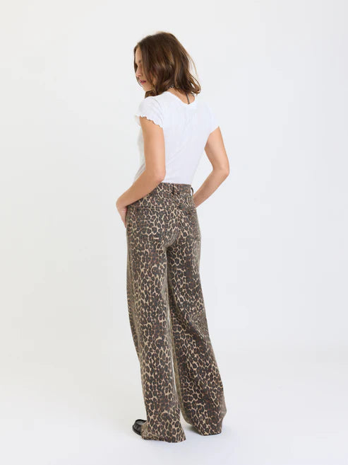 Daze Denim Far Out Wide Leg in Cool Cat