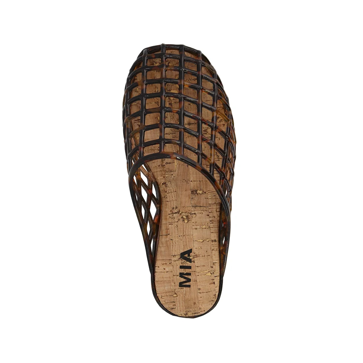 MIA Shoes Jelly Sandals in Tortoise