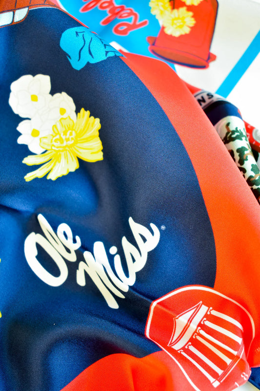 Silk Scarf in Ole Miss