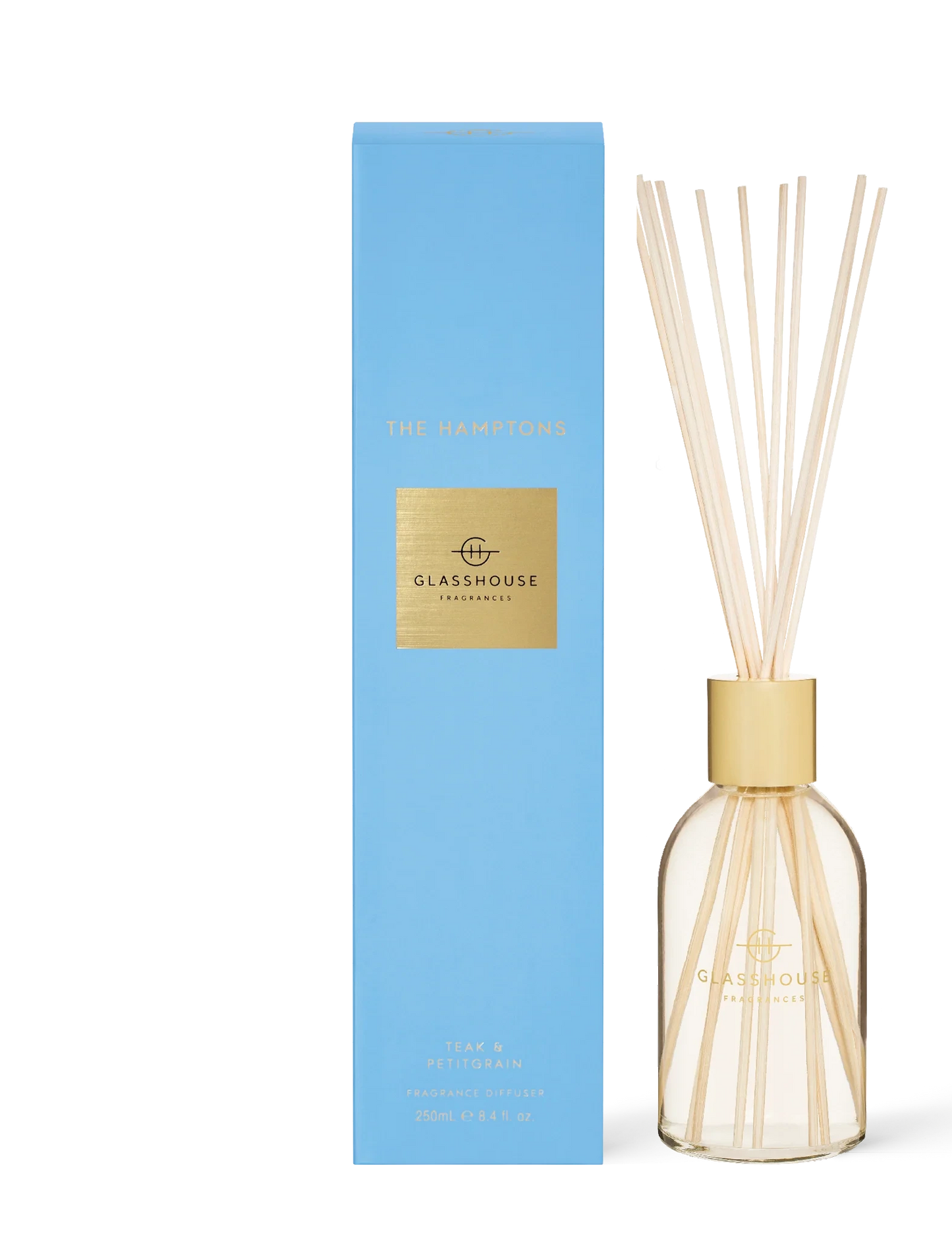 Glasshouse Fragrances Reed Diffuser in The Hamptons
