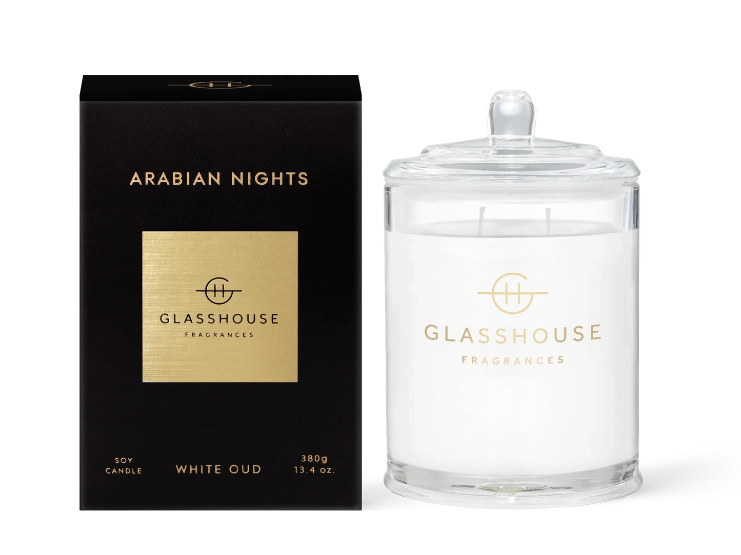 Glasshouse Fragrances Classic Candle in Arabian Nights