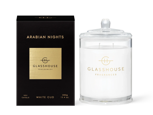 Glasshouse Fragrances Classic Candle in Arabian Nights