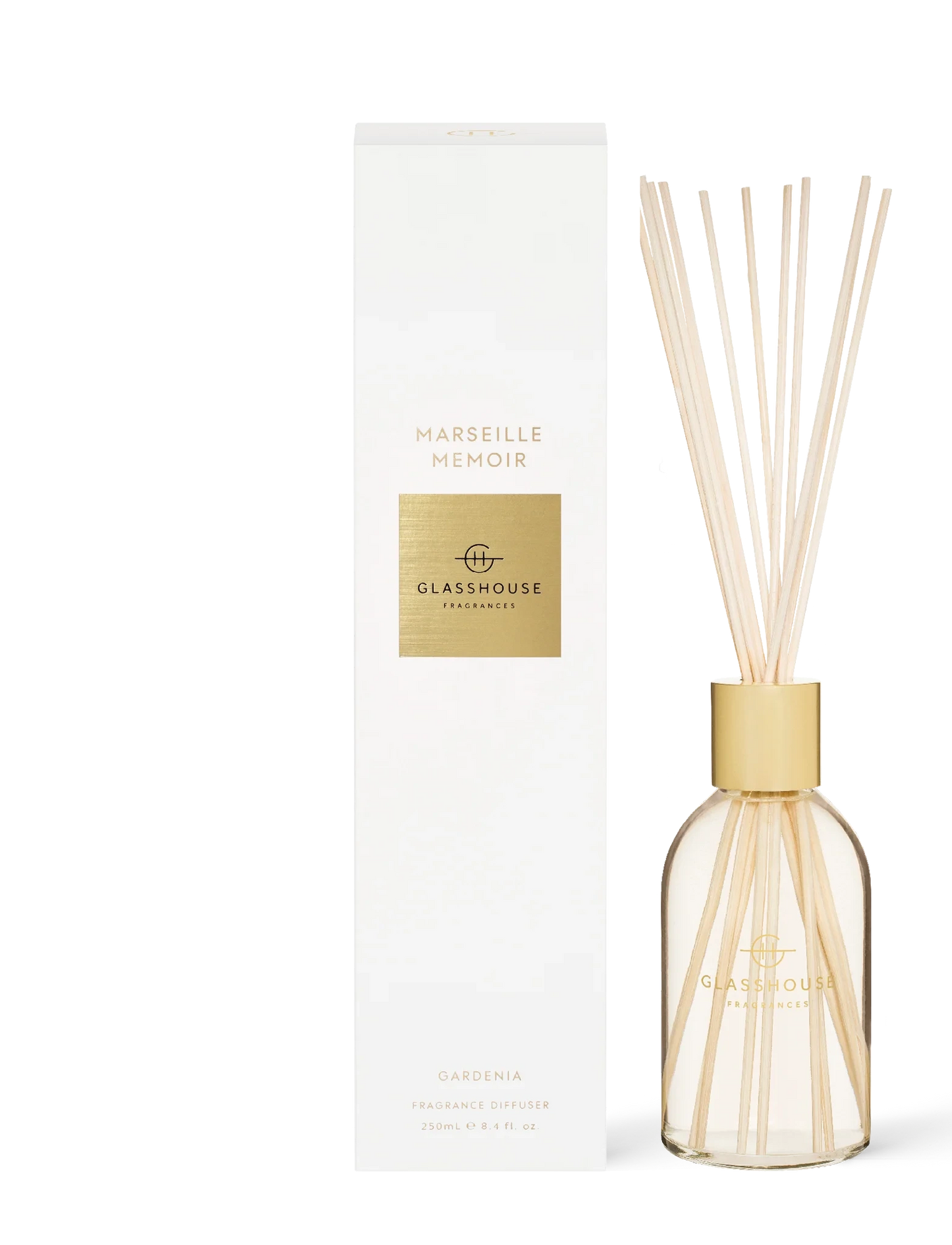Glasshouse Fragrances Reed Diffuser in Marseille Memoir