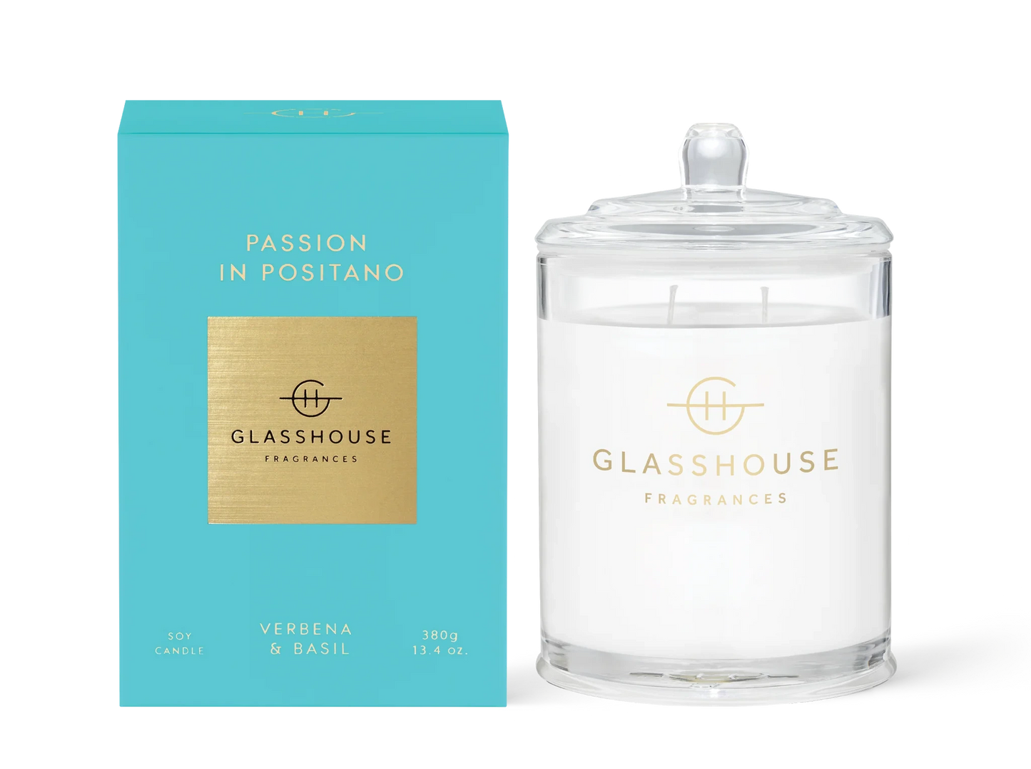 Glasshouse Fragrances Classic Candle in Passion in Positano
