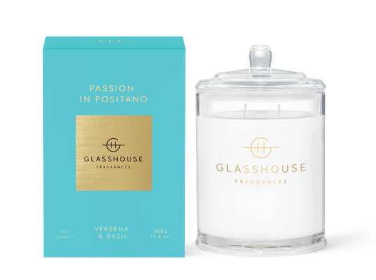 Glasshouse Fragrances Classic Candle in Passion in Positano