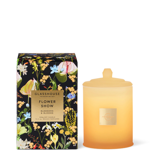 Glasshouse Fragrances Classic Candle in Flower Show