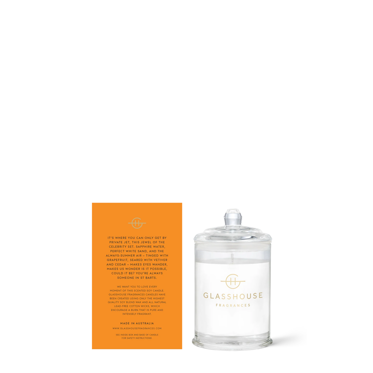 Glasshouse Fragrances Votive Candle in St. Barts Bronze