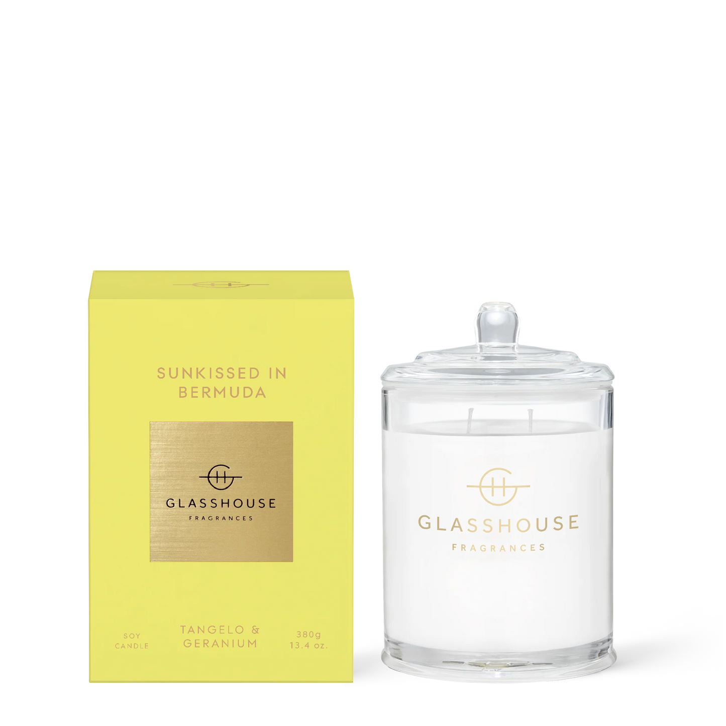 Glasshouse Fragrances Classic Candle in Sunkissed in Bermuda