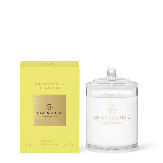 Glasshouse Fragrances Classic Candle in Sunkissed in Bermuda