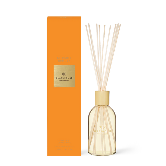 Glasshouse Fragranes Reed Diffuser in St. Barts Bronze