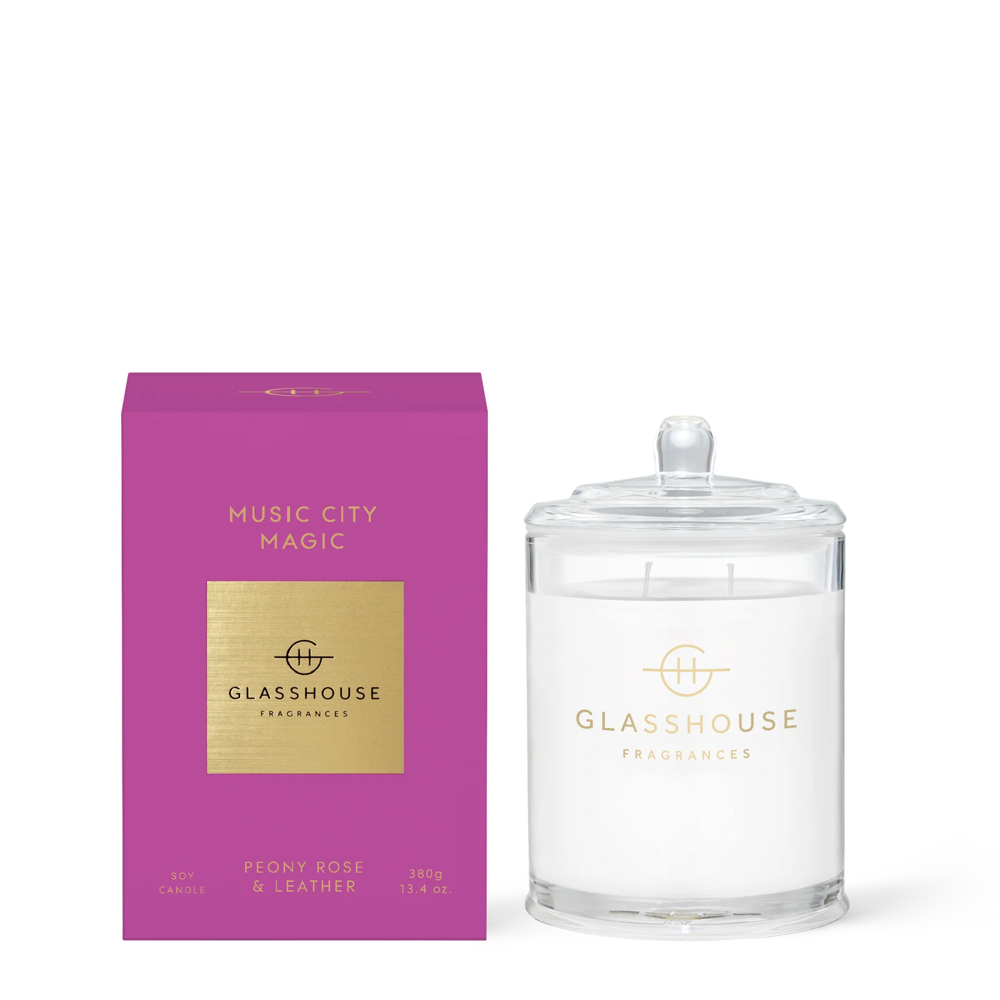 Glasshouse Fragrances Classic Candle in Music City Magic