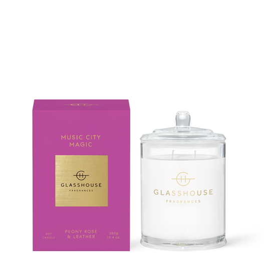 Glasshouse Fragrances Classic Candle in Music City Magic