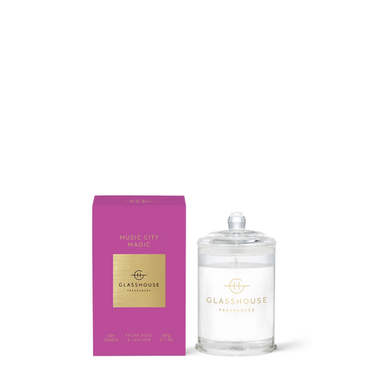 Glasshouse Fragrances Votive Candle in Music City Magic
