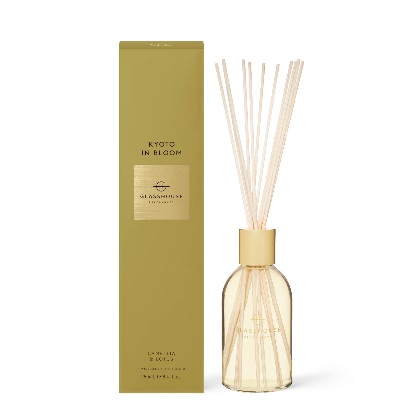 Glasshouse Fragrances Reed Diffuser in Kyoto in Bloom