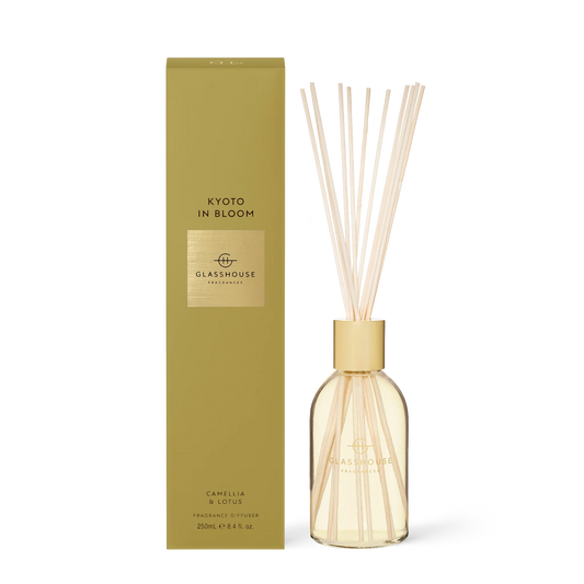 Glasshouse Fragrances Reed Diffuser in Kyoto in Bloom