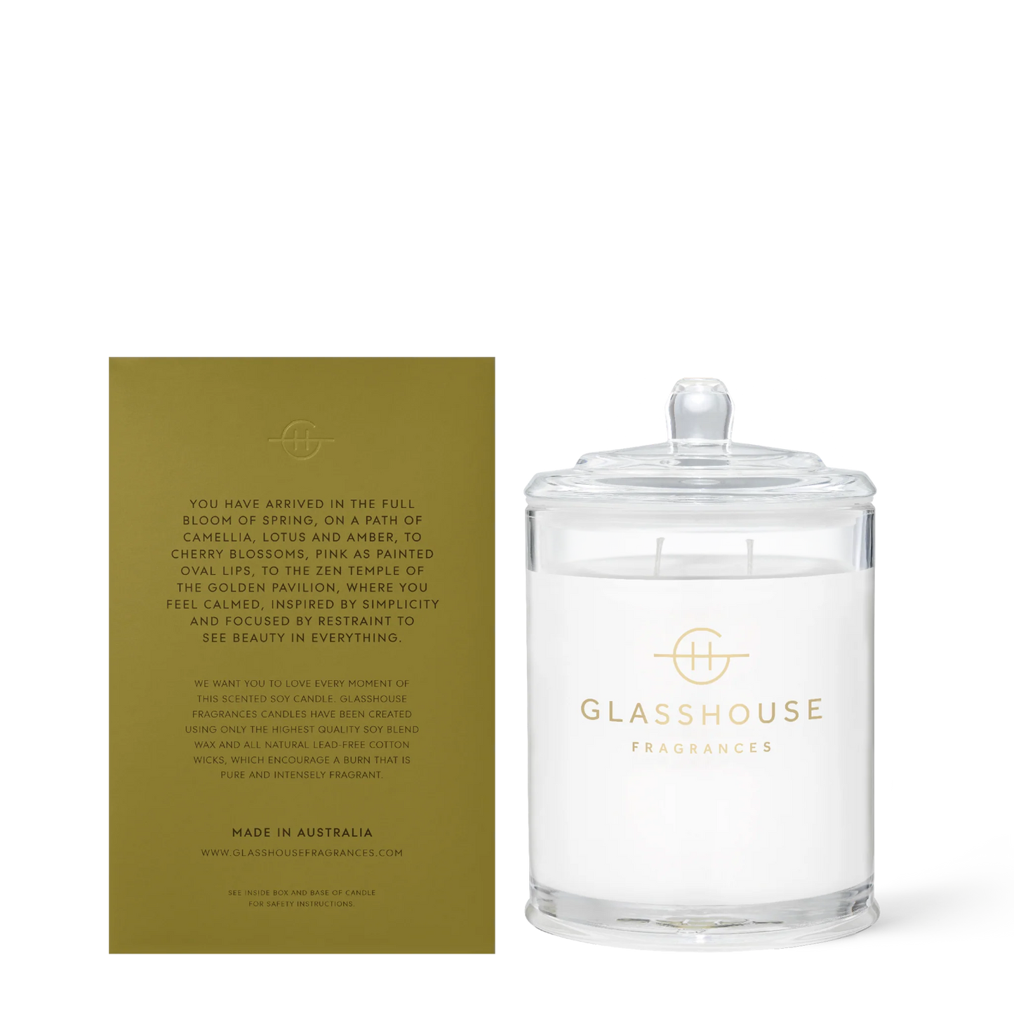 Glasshouse Fragrances Classic Candle in Kyoto in Bloom