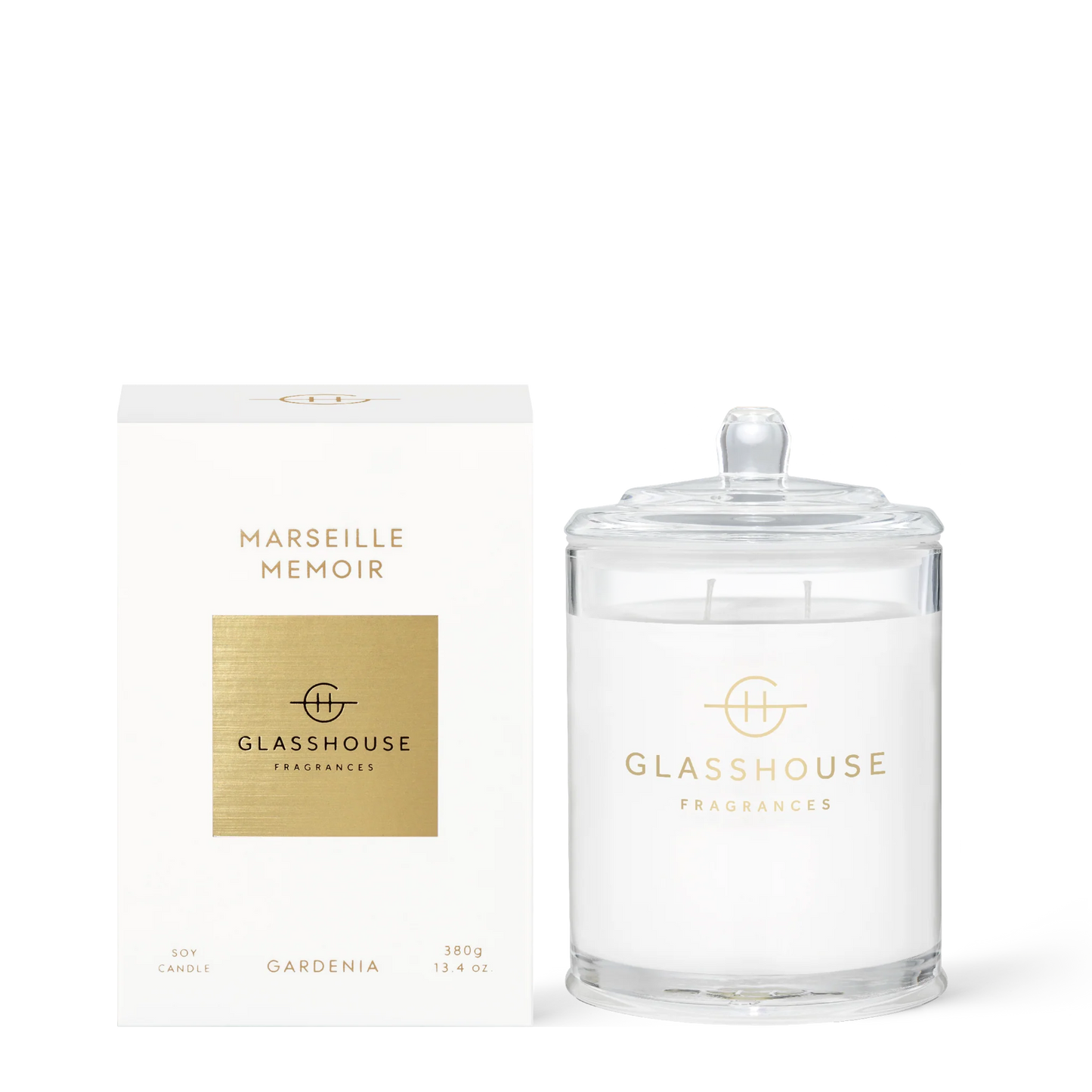 Glasshouse Fragrances Classic Candle in Marseille Memoir