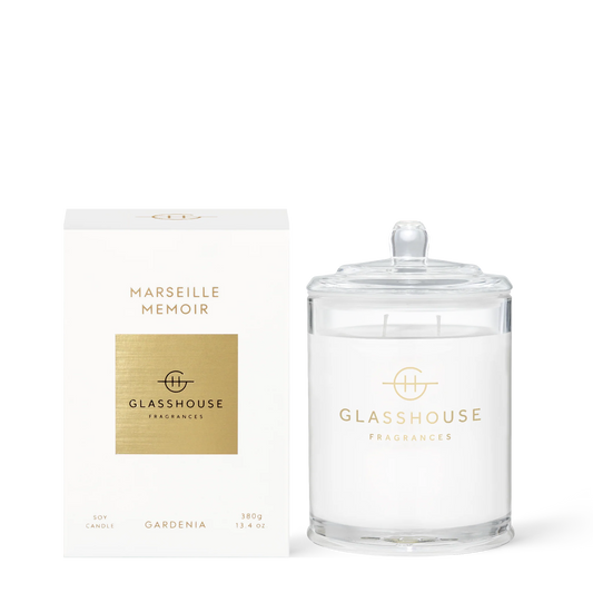 Glasshouse Fragrances Classic Candle in Marseille Memoir